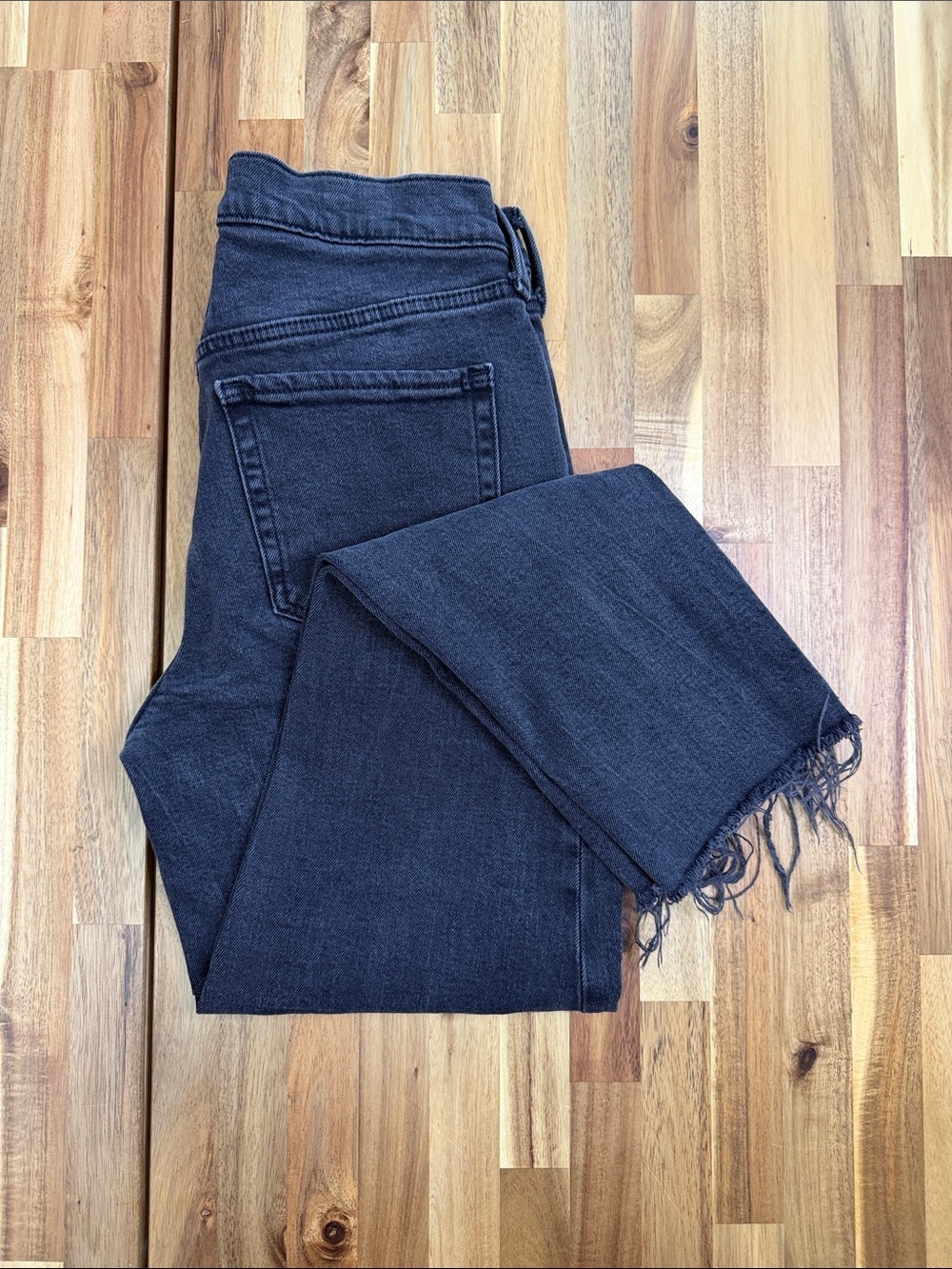 Old Navy OG Straight High Rise Black Denim Jeans